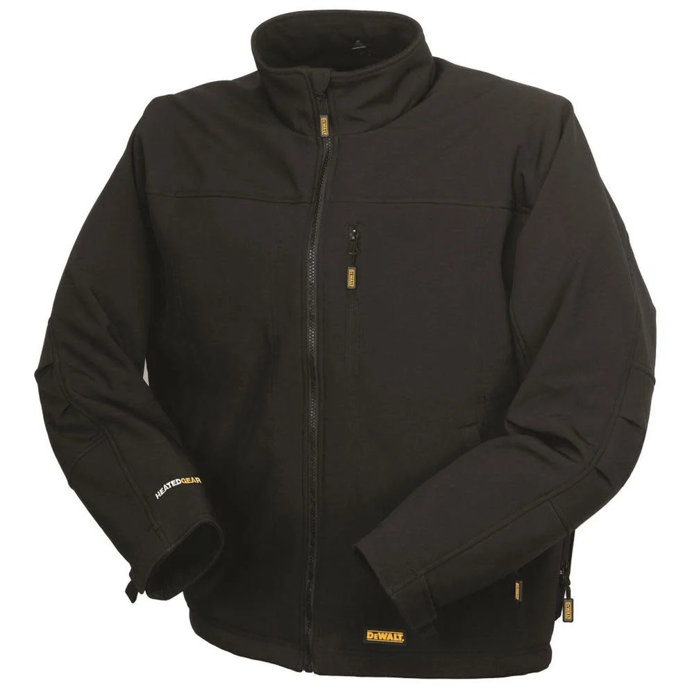 Dewalt DCHJ060ABB-L 20V MAX Lithium-Ion Soft Shell Heated Work Jacket - Large, Black (Jacket Only)