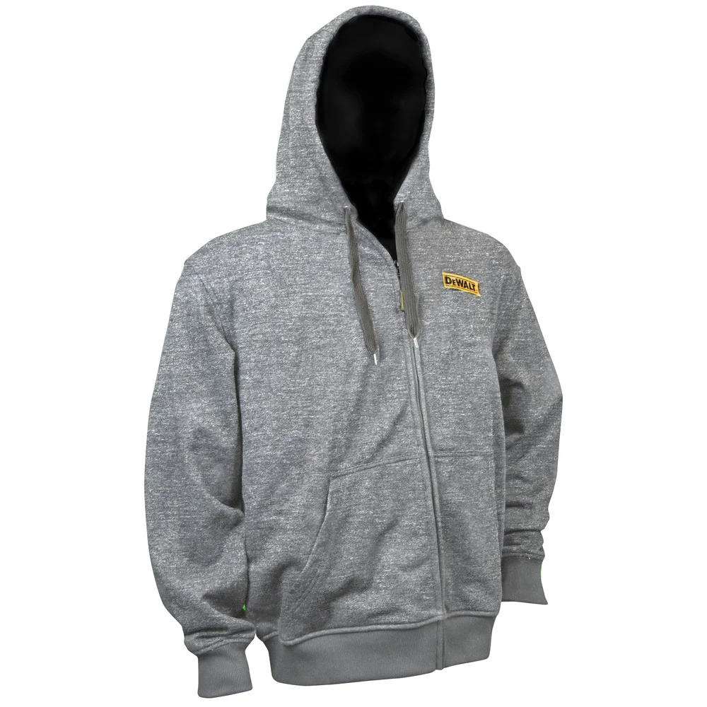 Dewalt DCHJ080B-M 20V MAX Lithium-Ion Men's French Terry Heated Hoodie - Medium, Gray (Jacket Only)