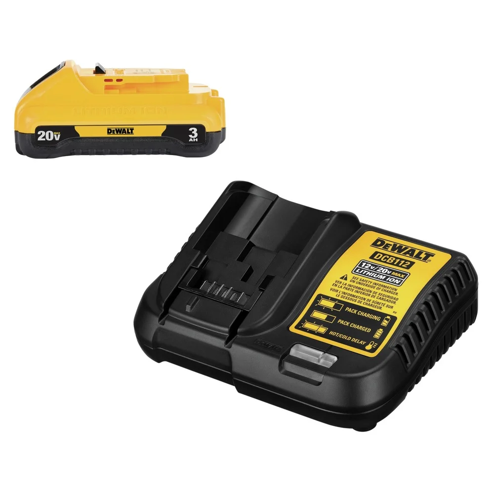 Factory Reconditioned Dewalt 20V MAX 3 Ah Lithium-Ion Battery Kit