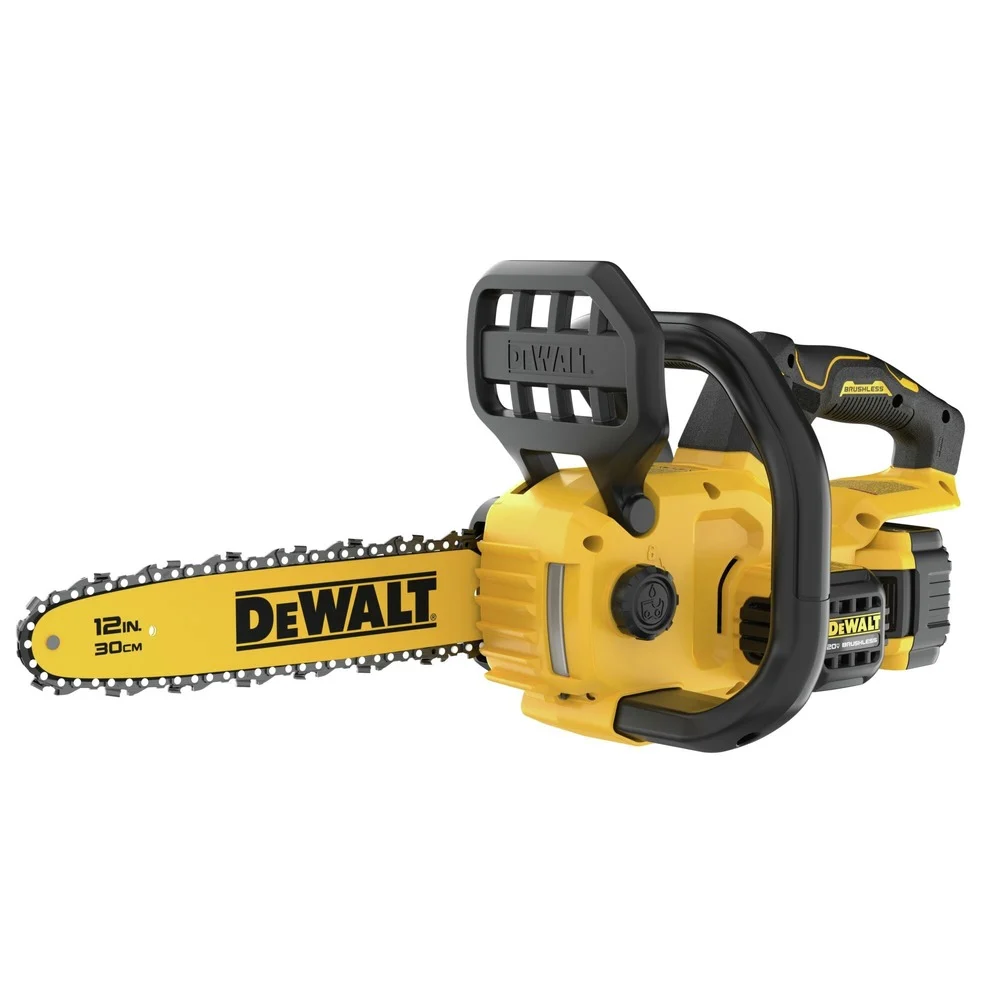 Factory Reconditioned Dewalt 20V MAX Brushless Compact Lithium-Ion 12 in. Cordless Chainsaw Kit (5 Ah)