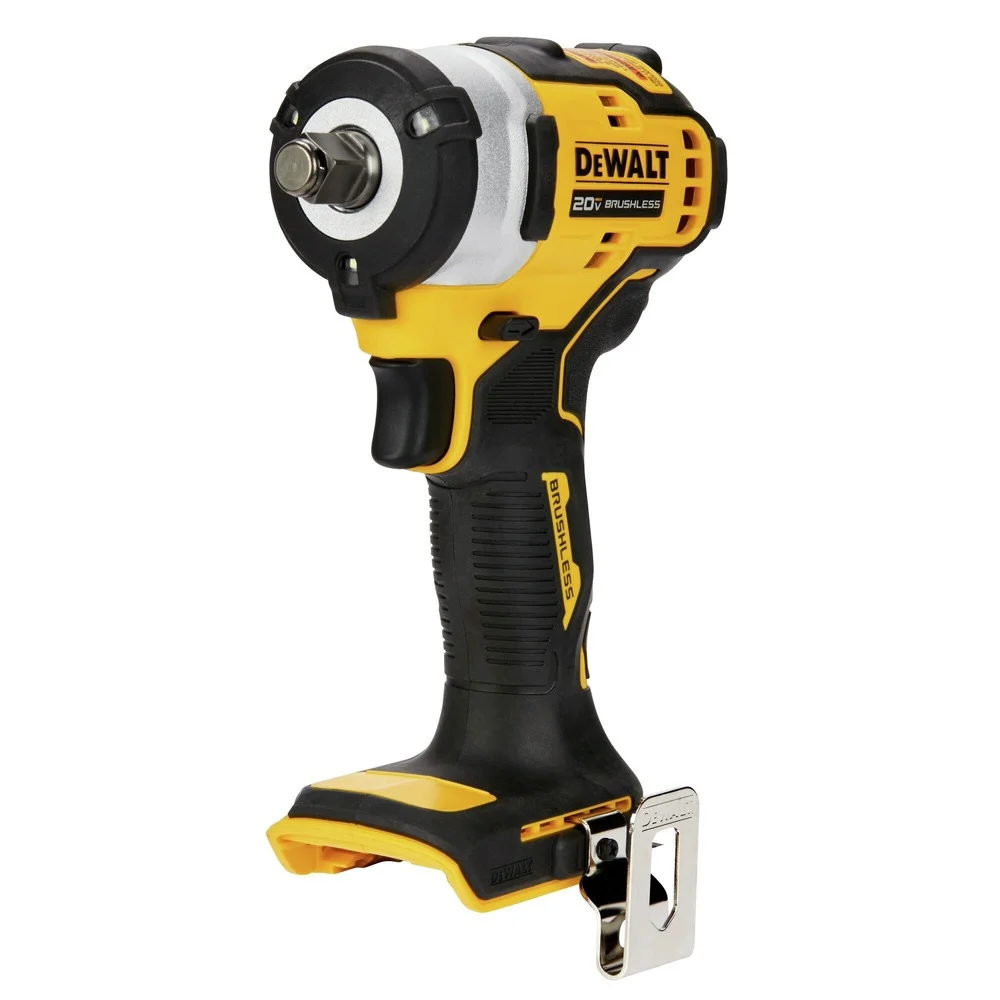 Factory Reconditioned Dewalt 20V MAX Brushless Lithium-Ion 1/2 in. Cordless Impact Wrench with Hog Ring Anvil (Tool Only)