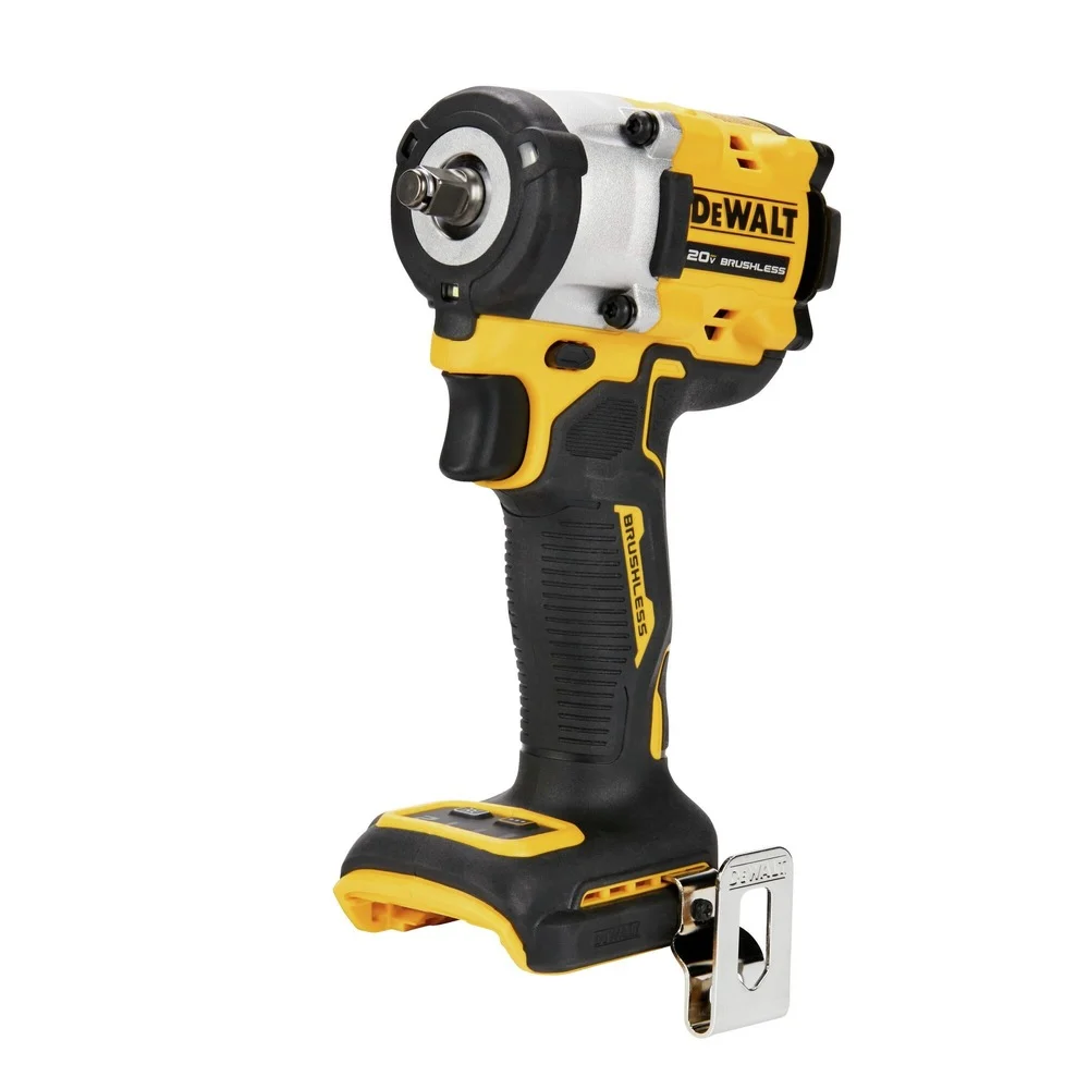 Factory Reconditioned Dewalt 20V MAX ATOMIC Brushless Lithium-Ion 3/8 in. Cordless Impact Wrench with Hog Ring Anvil (Tool Only)