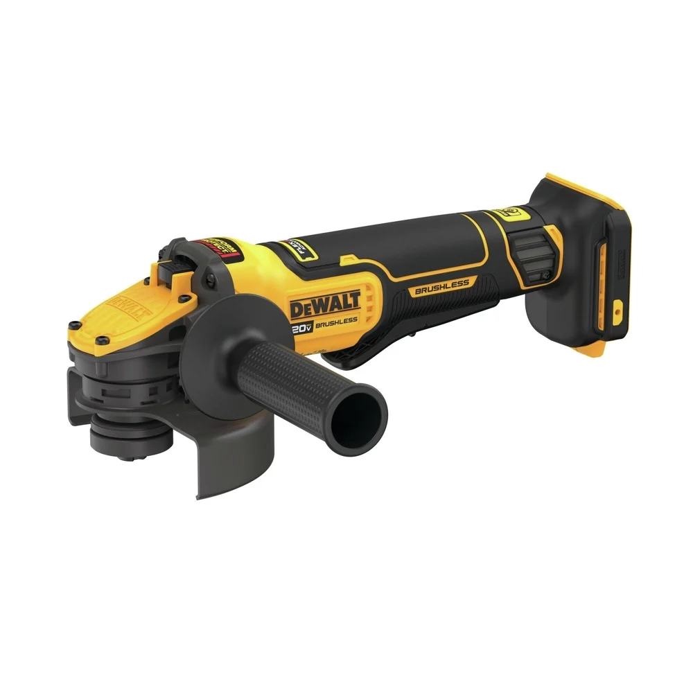 Factory Reconditioned Dewalt 20V MAX Brushless Lithium-Ion 4-1/2 in. - 5 in. Cordless Paddle Switch Angle Grinder with FLEXVOLT ADVANTAGE (Tool Only)