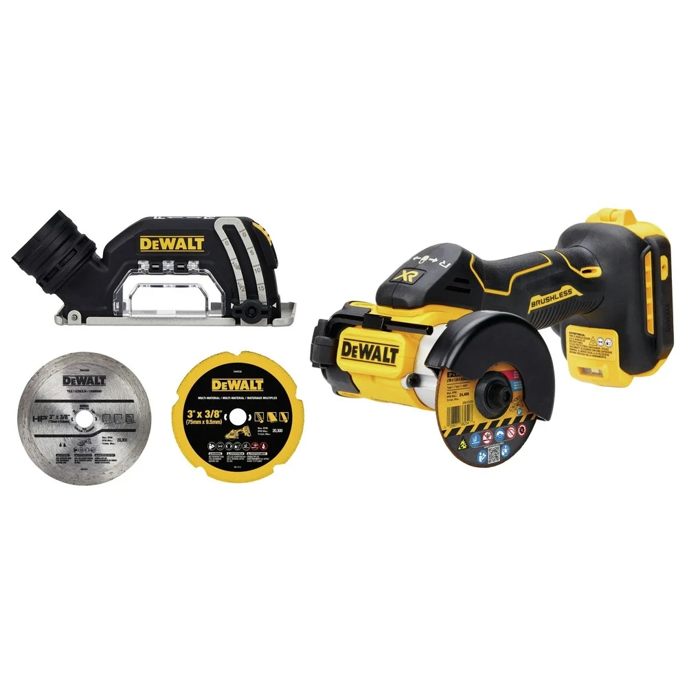 Factory Reconditioned Dewalt 20V MAX XR Brushless Lithium-Ion 3 in. Cordless Cut-Off Tool (Tool Only)