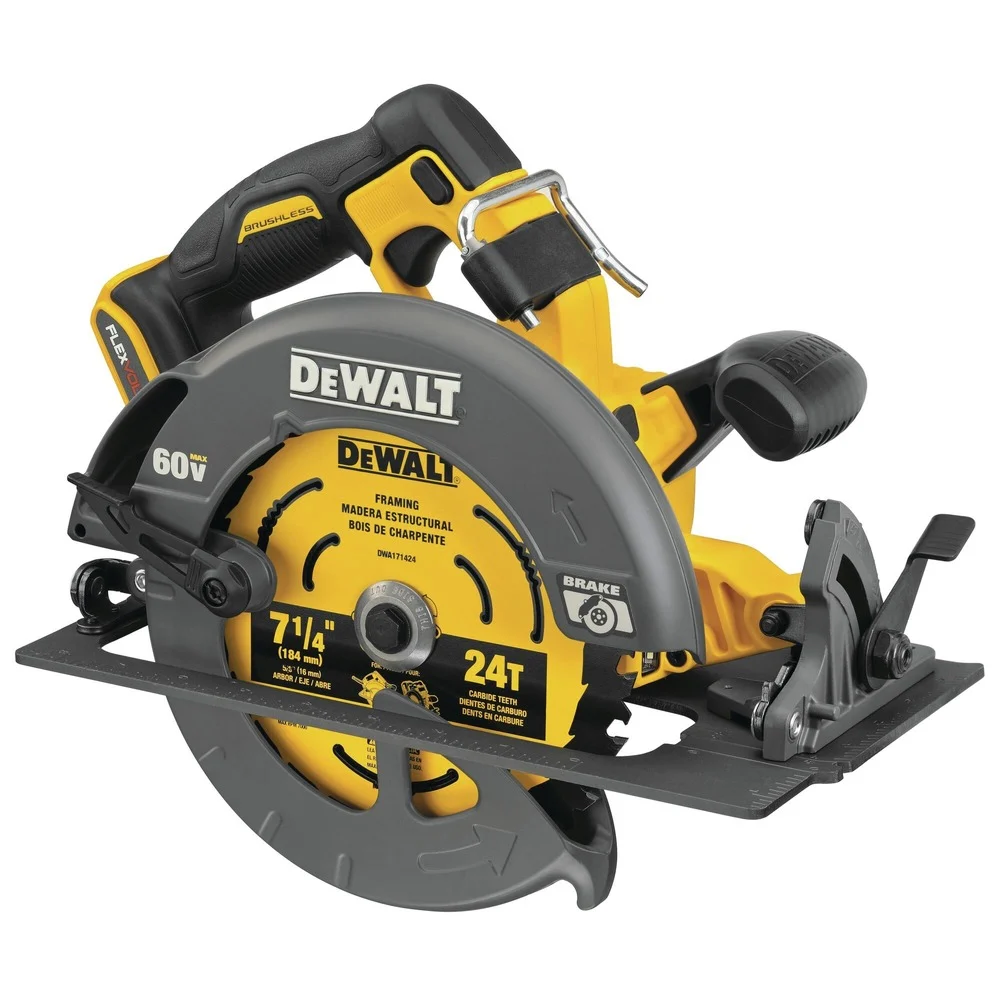 Factory Reconditioned Dewalt 60V MAX FLEXVOLT Brushless Lithium-Ion 7-1/4 in. Cordless Circular Saw with Brake (Tool Only)