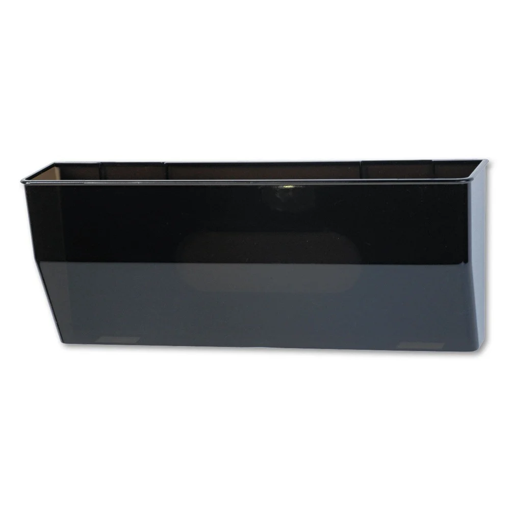 Deflecto 15 in. x 3 in. x 6.38 in. Magnetic DocuPocket Wall File - Legal/Letter Size, Smoke