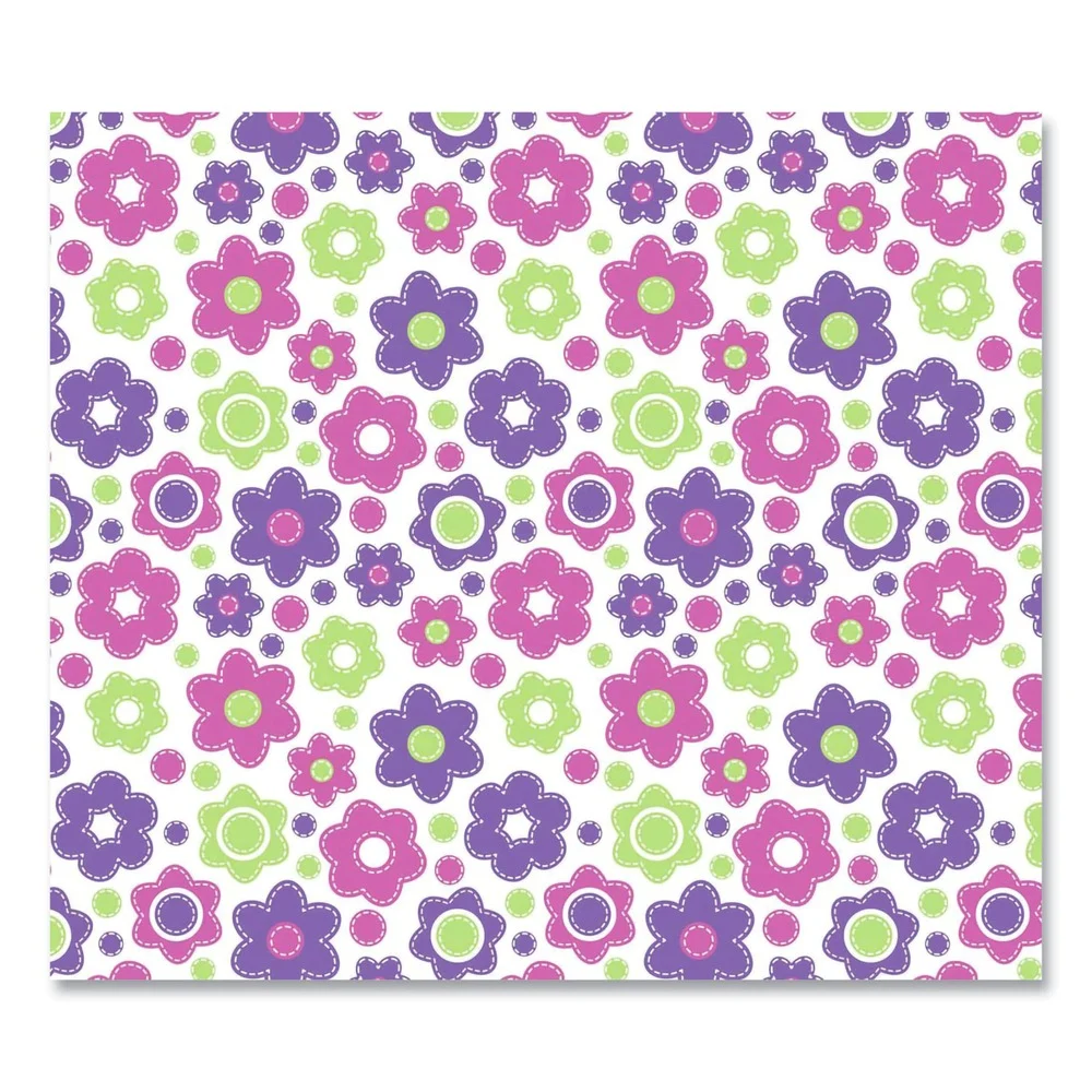 Deflecto FashionMat 35 in. x 40 in. Chair Mat - Daisies (1/Carton)