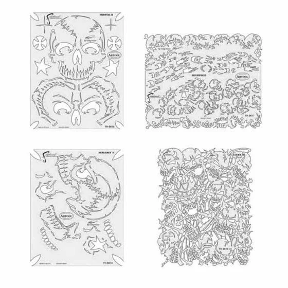 ANEST IWATA Artool? FH-SK20SP Return of Skullmaster Series Freehand Airbrush Tem