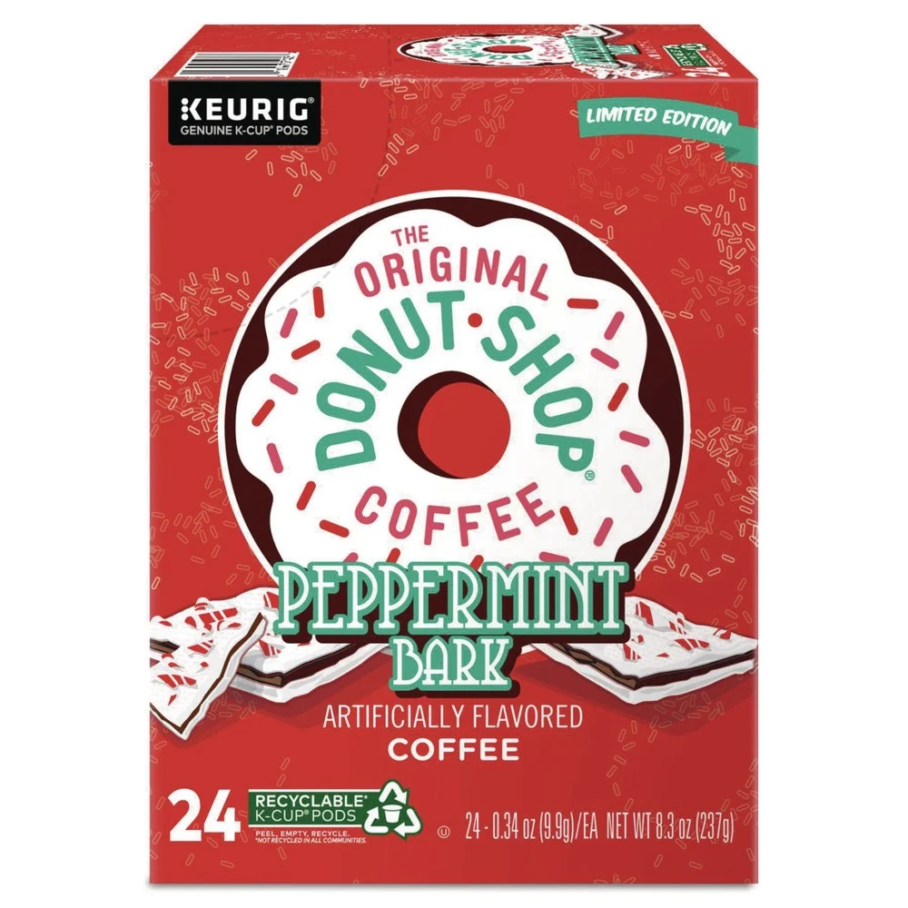 The Original Donut Shop K-Cup Pods - Peppermint Bark (24/Box)