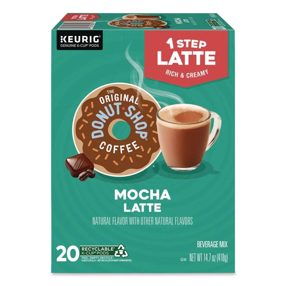The Original Donut Shop One Step Latte K-Cup - Mocha (20/Box)