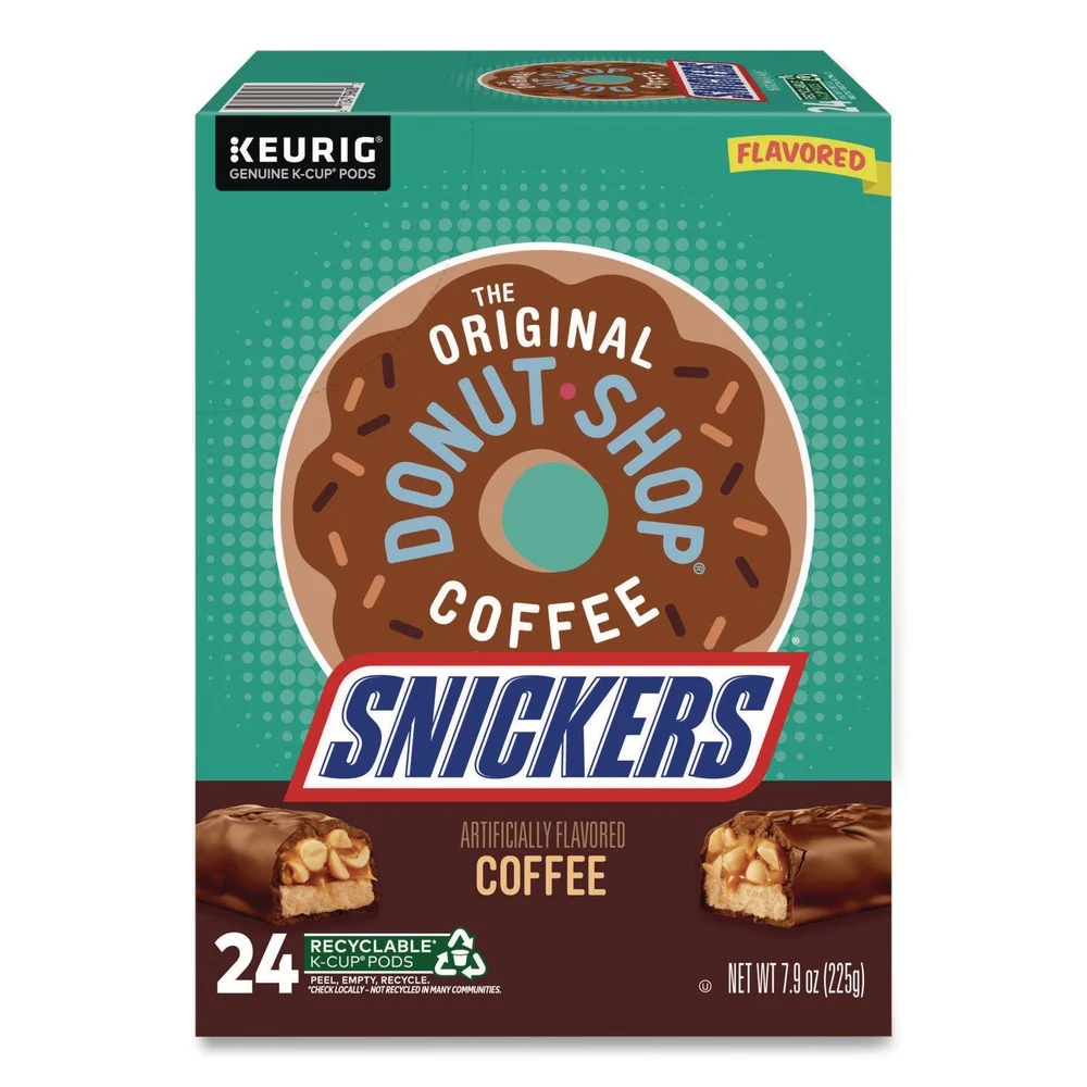 The Original Donut Shop Flavored Coffee K-Cups - Snickers (24/Box)