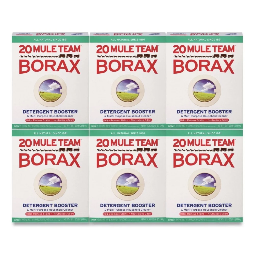 Dial 4 lb Box 20 Mule Team Borax Powdered Laundry Booster (6/Carton)