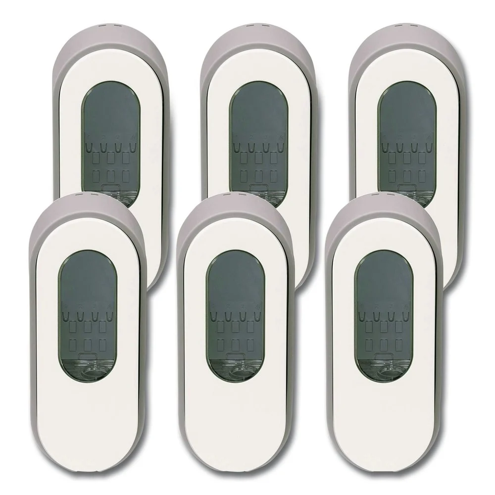 Dial Professional 3.75 in. x 3.38 in. x 8.75 in. 15 oz Versa Dispenser for Cartridge Refills - Light Gray/White (6/Carton)