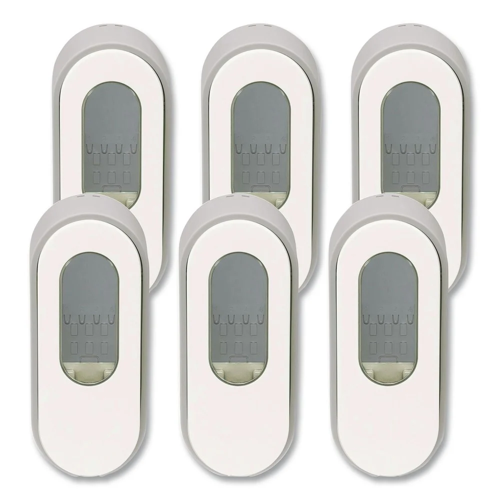 Dial Professional 3.75 in. x 3.38 in. x 8.75 in. 15 oz Versa Dispenser for Pouch Refills - Light Gray/White (6/Carton)