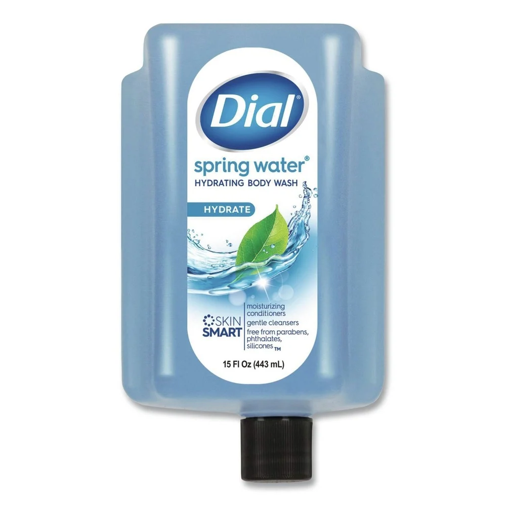 Dial Professional 15 oz. Body Wash Refill for Versa Dispenser - Spring Water Scent (6/Carton)