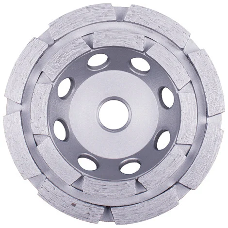 Diamond Vantage 5 x 5/8-11 inch Double Row Cup Wheel, X1 Heavy Duty Grade