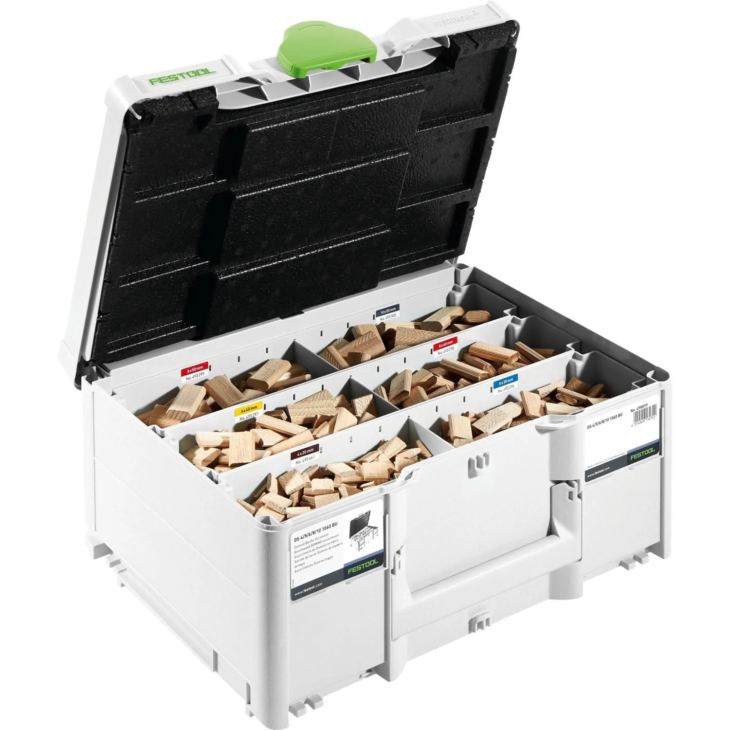 Festool 576794 Domino DF 500 1,060-Piece Tenon Assortment Systainer3 with Cutters