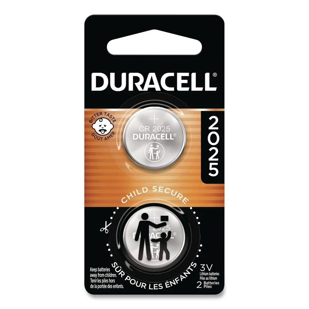 Duracell 2025 Lithium Coin Batteries (2/Pack)