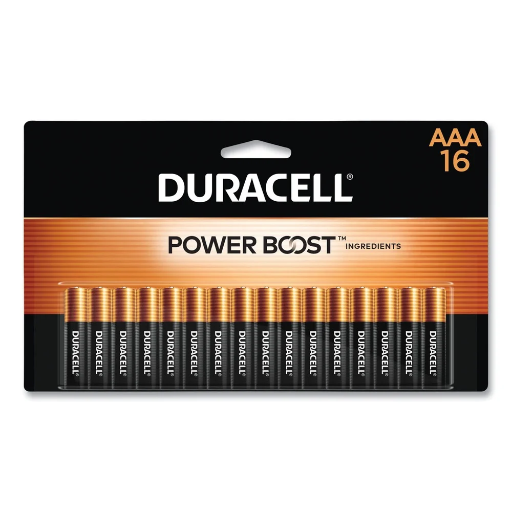 Duracell Power Boost CopperTop Alkaline AAA Batteries (16/Pack)
