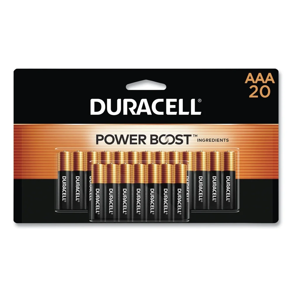 Duracell Power Boost CopperTop Alkaline AAA Batteries (20/Pack)