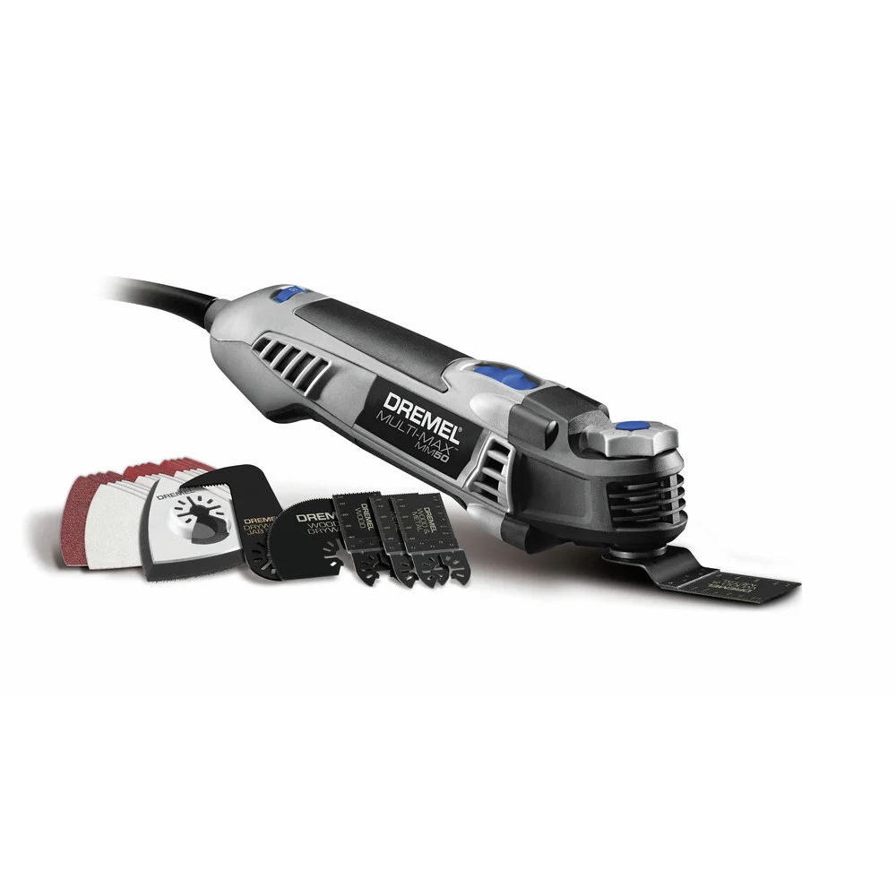 Factory Reconditioned Dremel Multi-Max 5 Amp Tool-Less Oscillating Tool Kit with Accessory Set