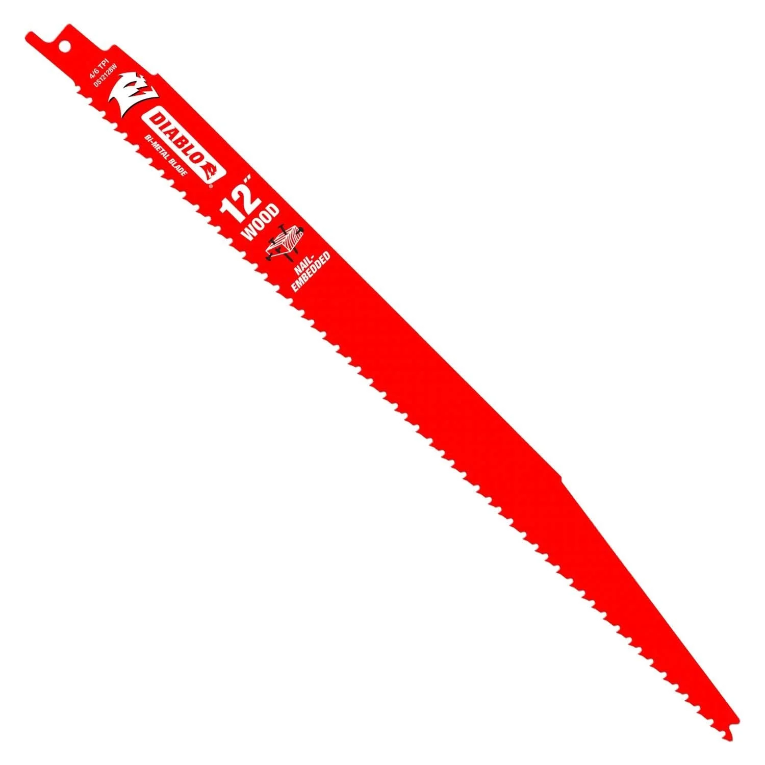 Diablo DS1212BW15 12 in. Bi-Metal Recip Blade for Nail-Embedded Wood (15-Pack)