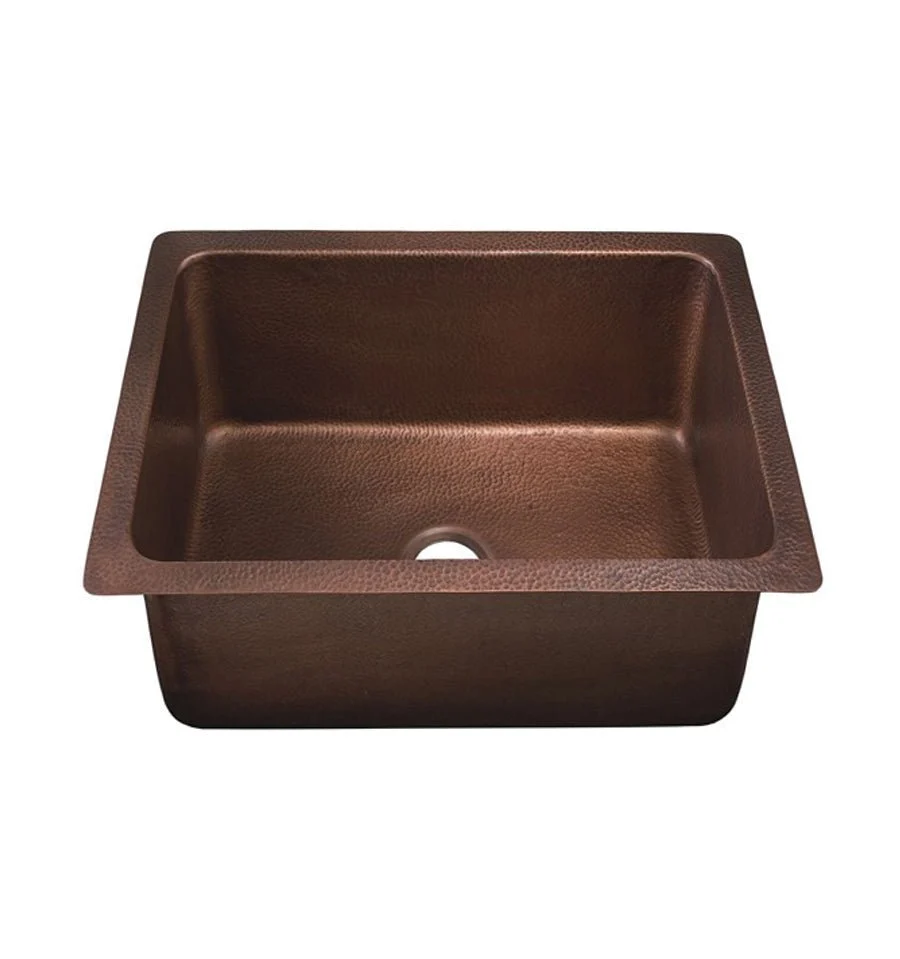 DSE-HC1816 “Dakota Signature Handmade Copper Bar Sink Single Bowl 18″x16″x10″”