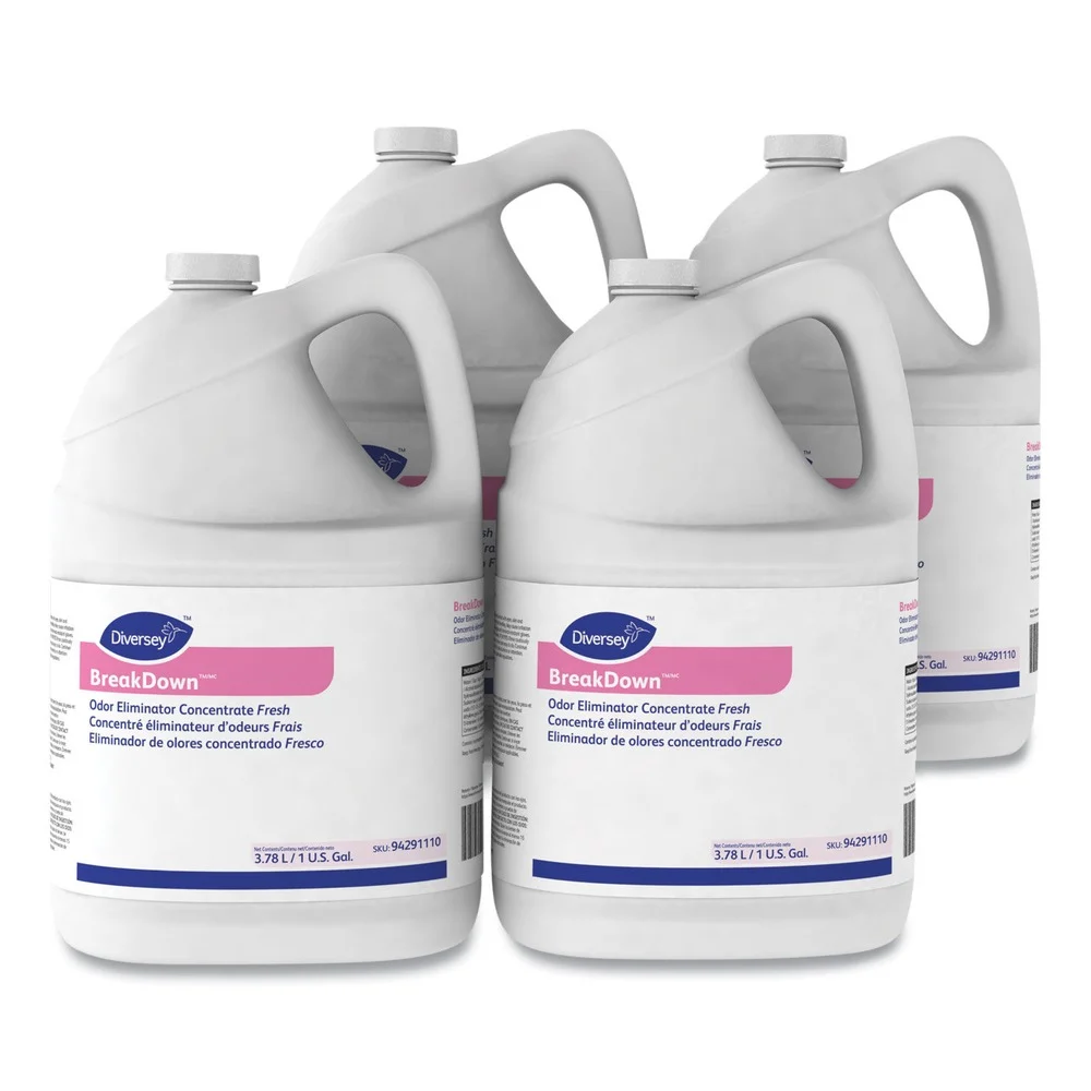 Diversey Care 1 gal. Bottle Breakdown Liquid Odor Eliminator - Cherry Almond Scent (4/Carton)