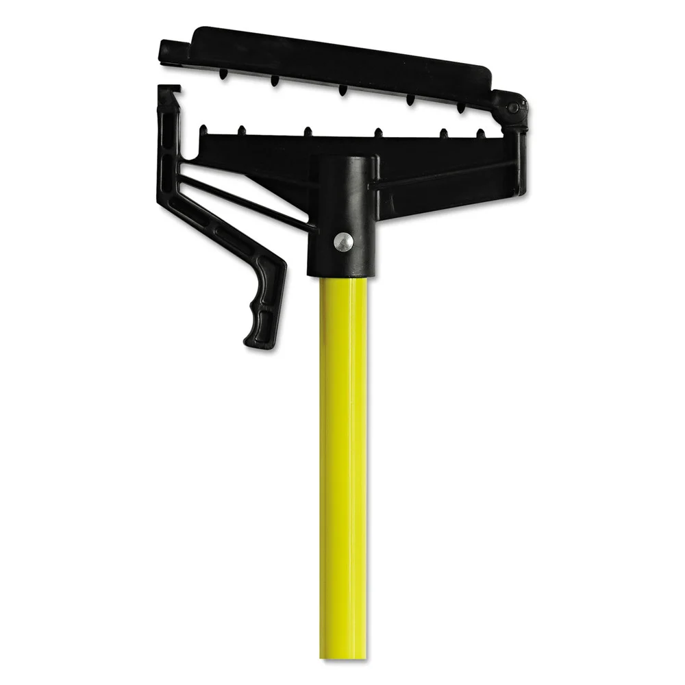 Nexstep Commercial Products 60 in. Quick-Change Fiberglass Mop Handle - Yellow
