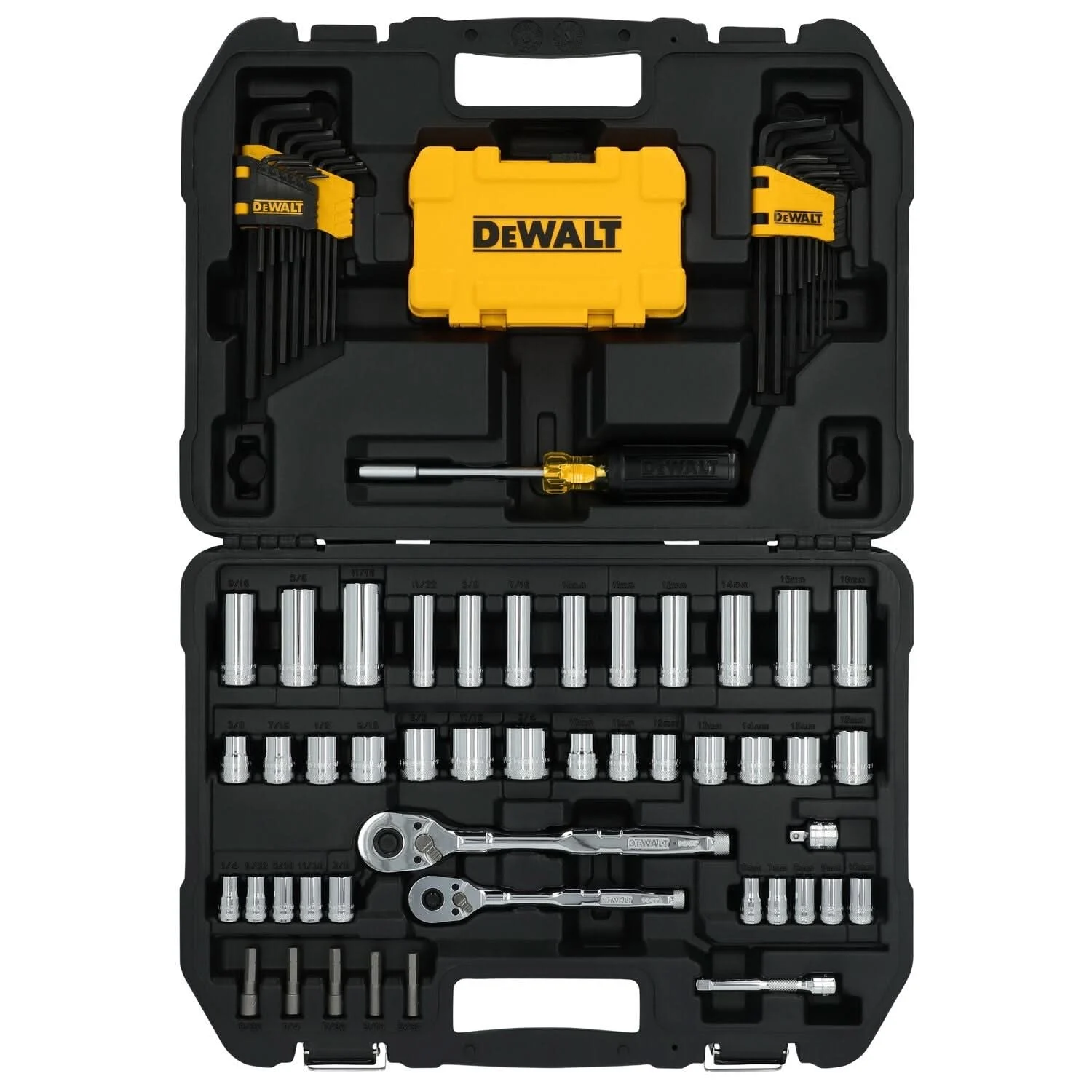 DeWalt DWMT45410 TOUGHSERIES 96-Piece 2 Drive Mechanics Tool Set