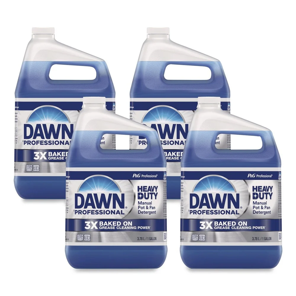 Dawn Professional 80730045 1 gal. Heavy-Duty Manual Pot/Pan Dish Detergent - Original Scent (4/Carton)