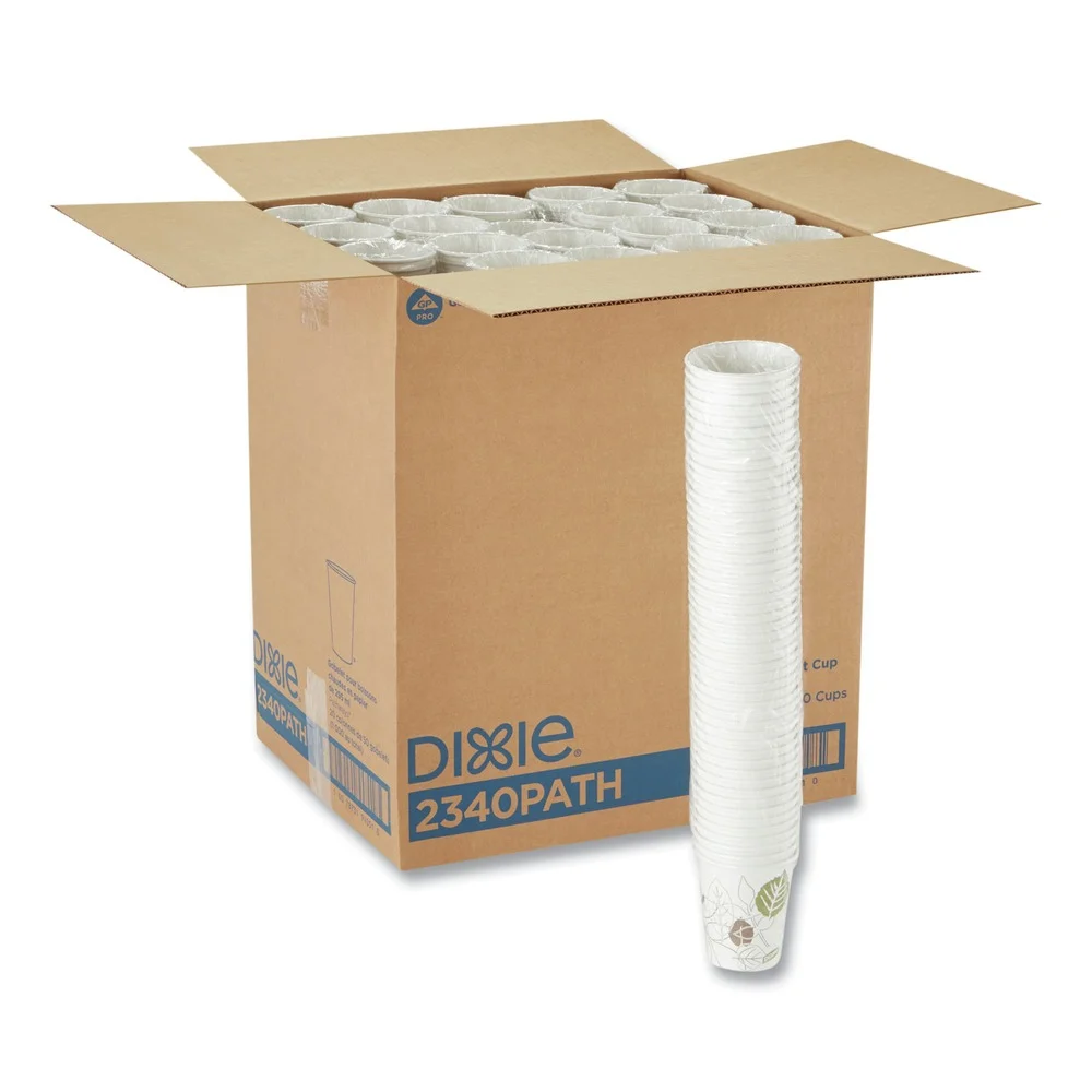 Dixie Pathways 10 oz. Paper Hot Cups (50/Sleeve, 20 Sleeves/Carton)