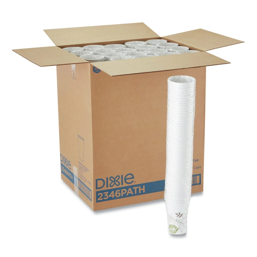 Dixie Pathways 16 oz. Paper Hot Cups (50/Sleeve, 20 Sleeves/Carton)