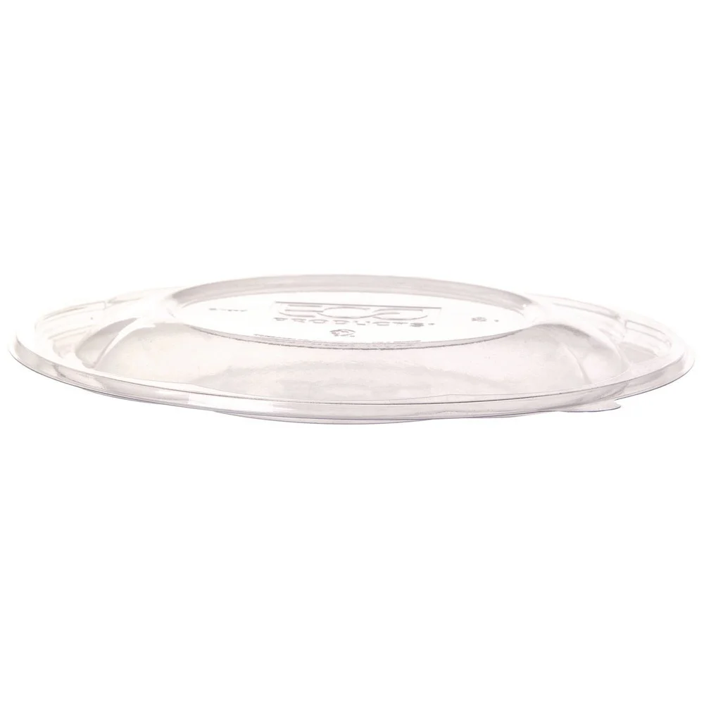 Eco-Products EP-SBS64LID Salad Bowl Lids for 64 oz. Squat 9.5 in. Diameter Plastic Salad Bowls - Clear (300/Carton)