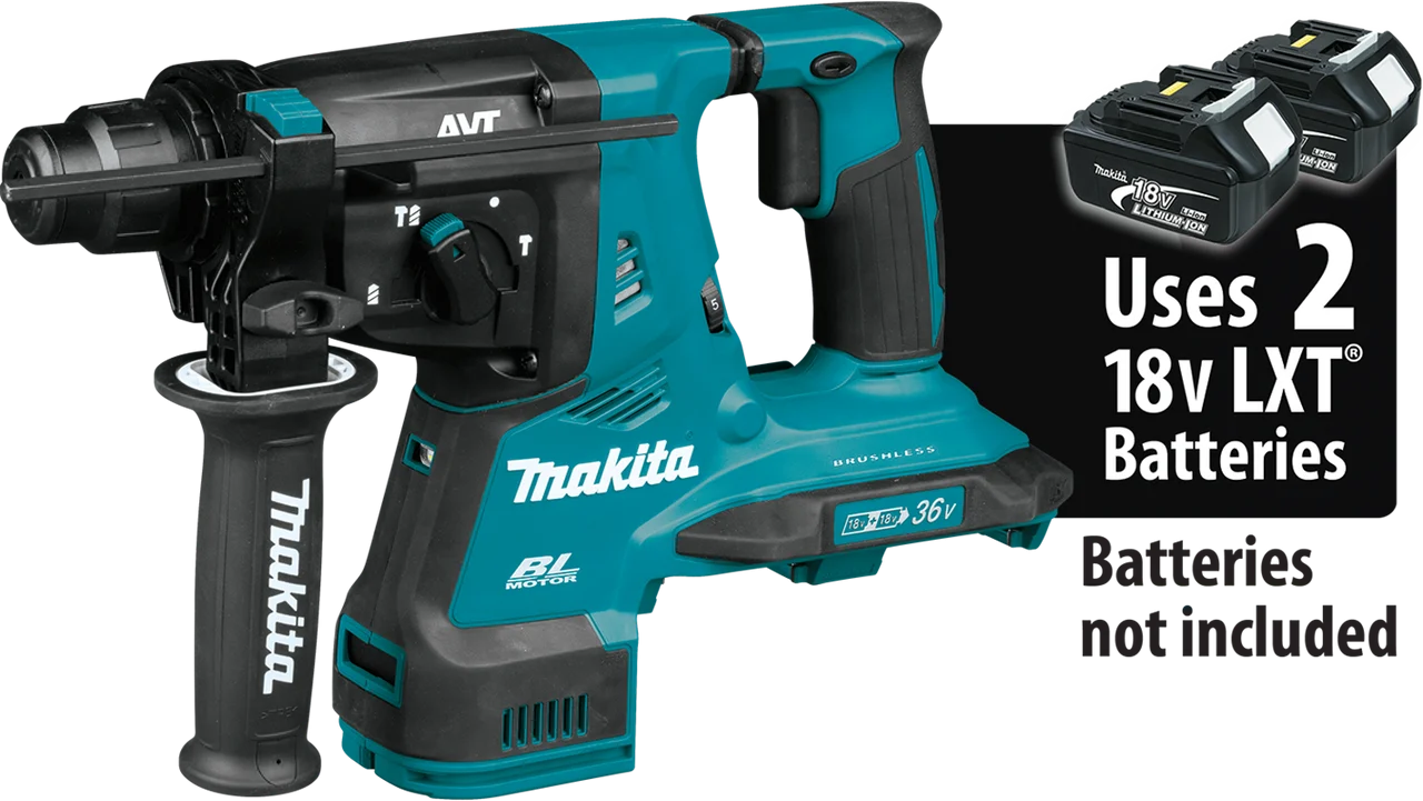 36V (18V X2) LXT? Brushless 1-1/8" AVT? Rotary Hammer, accepts SDS-PLUS bits, Tool Only, XRH08Z