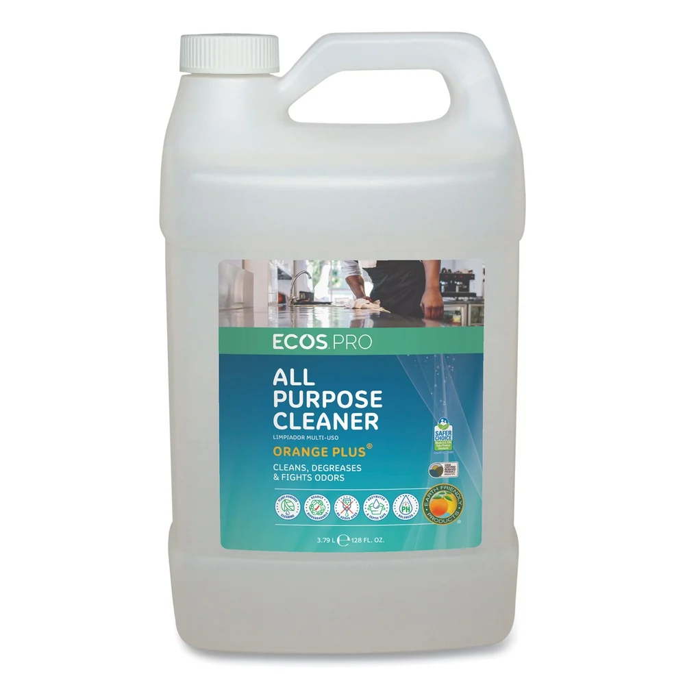 ECOS PRO Orange Plus 1-Gallon Bottle All Purpose Cleaner and Degreaser - Citrus Scent