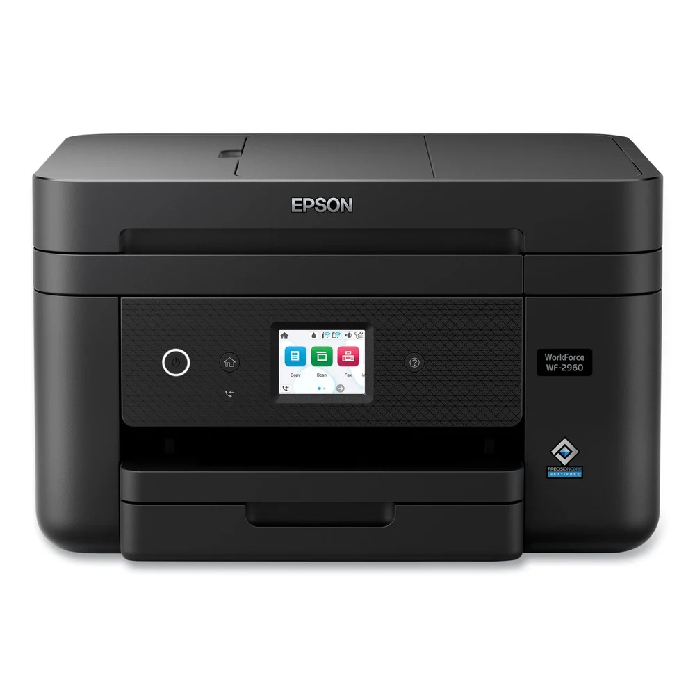 Epson WorkForce WF-2960 Wireless All-in-One Copy/Fax/Print/Scan Inkjet Printer