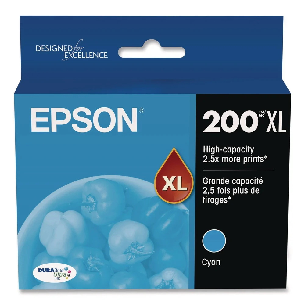 Epson (200XL) DURABrite Ultra High-Yield Ink - Cyan