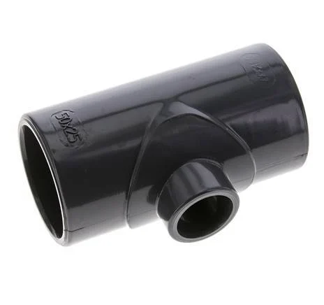 PVC Reducing Tee Fitting Socket 50 to 25mm