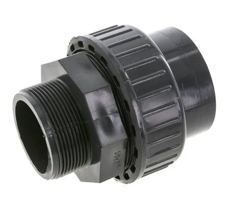 PVC Union Fitting Female Socket 63mm x Male R 2'' EPDM