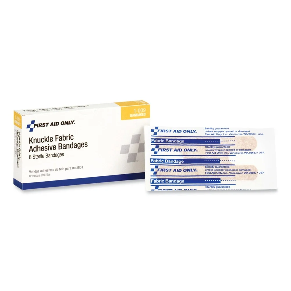 PhysiciansCare by First Aid Only First Aid Fabric Knuckle Bandages (8/Box)