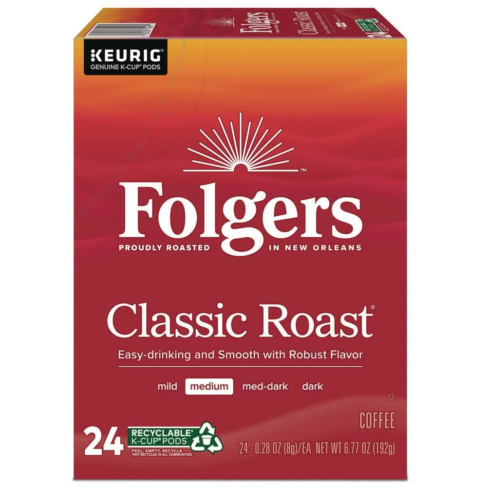 Folgers Gourmet Selections Classic Roast Coffee K-Cups (24/Box)