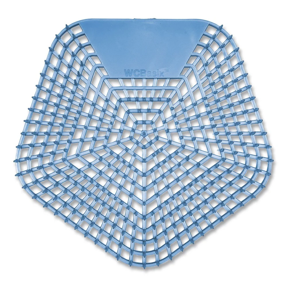 Boardwalk 0.11 oz Anti-Splash Urinal Screen - Clean Cotton Scent/Blue (10/Carton)