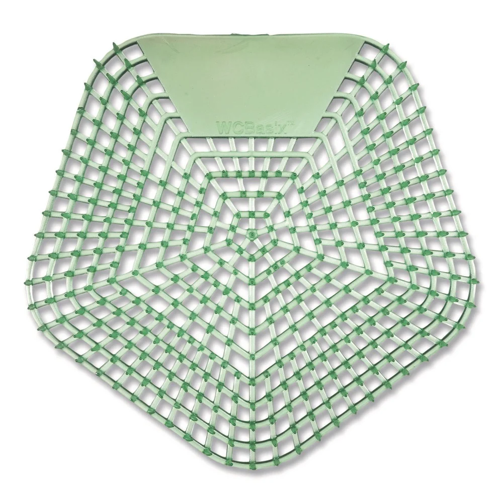 Boardwalk 0.11 oz Anti-Splash Urinal Screen - Cucumber Twist Scent/Green (10/Carton)