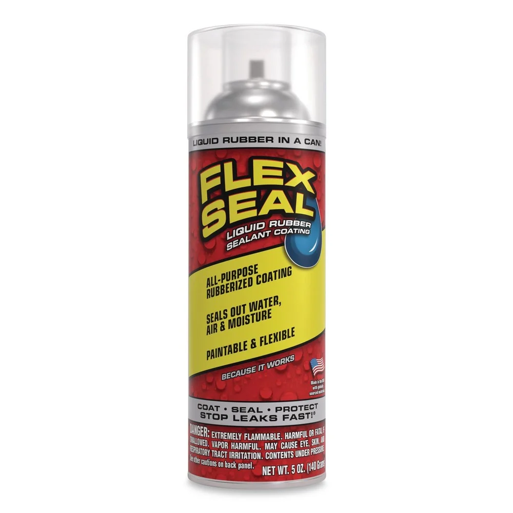 Flex Seal Products 5 oz Flex Seal Liquid Rubber Sealant Coating Aerosol - Dries Clear (6/Carton)