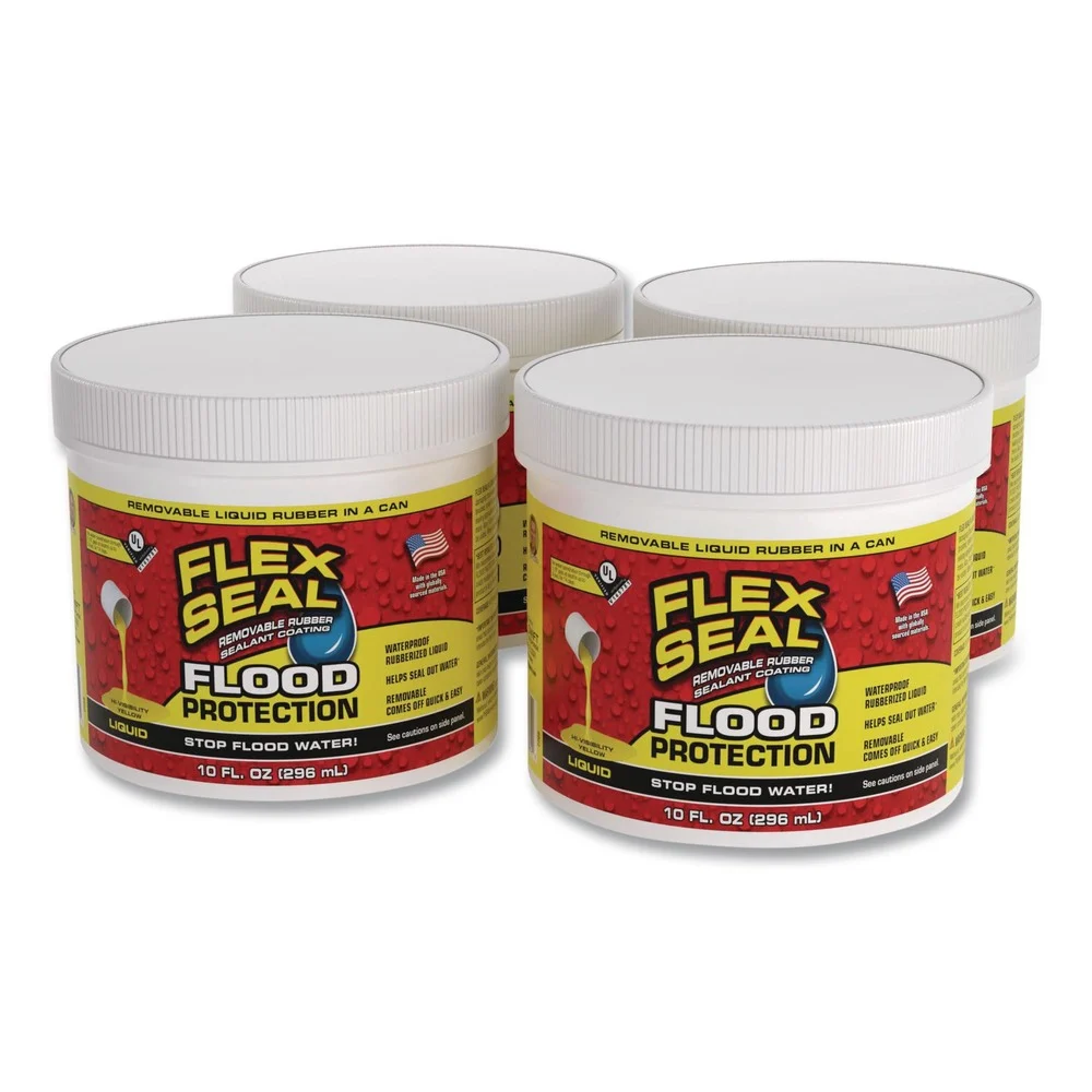 Flex Seal Products 10 oz Flex Seal Liquid Flood Protection - Dries Yellow (4/Carton)
