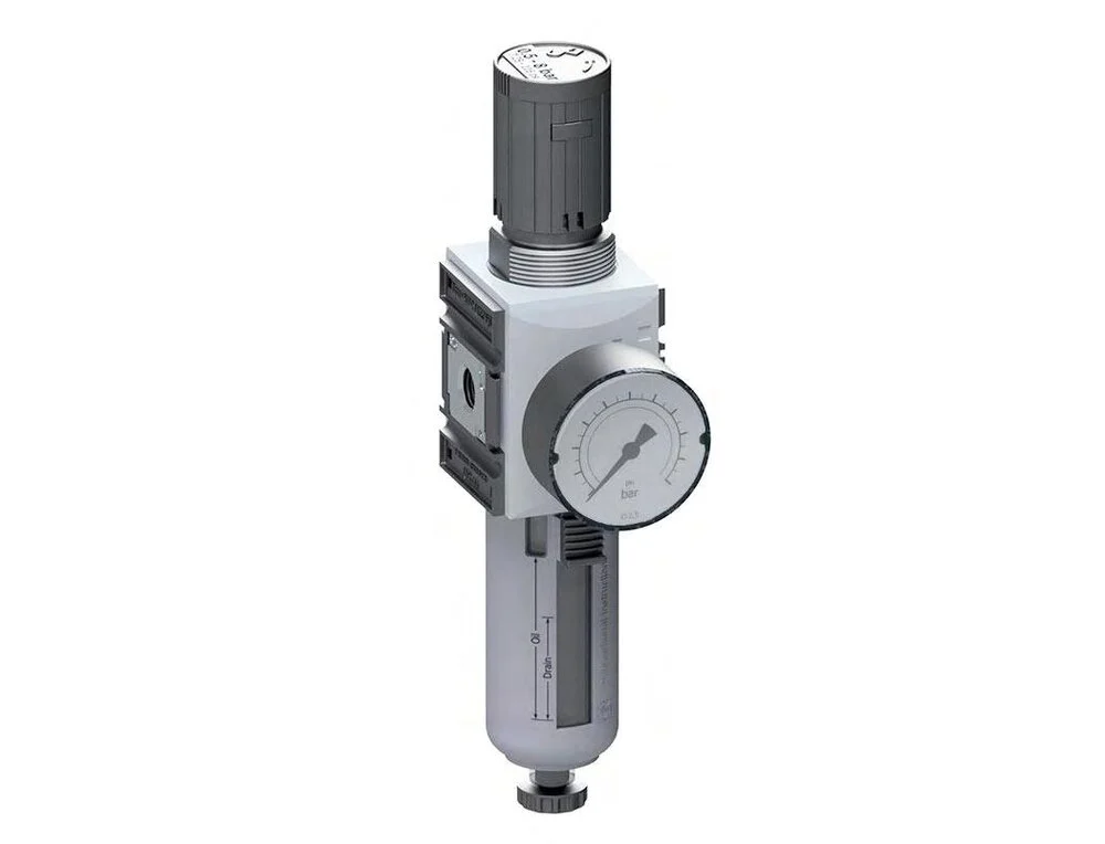 Filter-Regulator G1/4'' 2000 l/min 0.5-16.0bar/7-232psi Auto Polycarbonate Futura 1