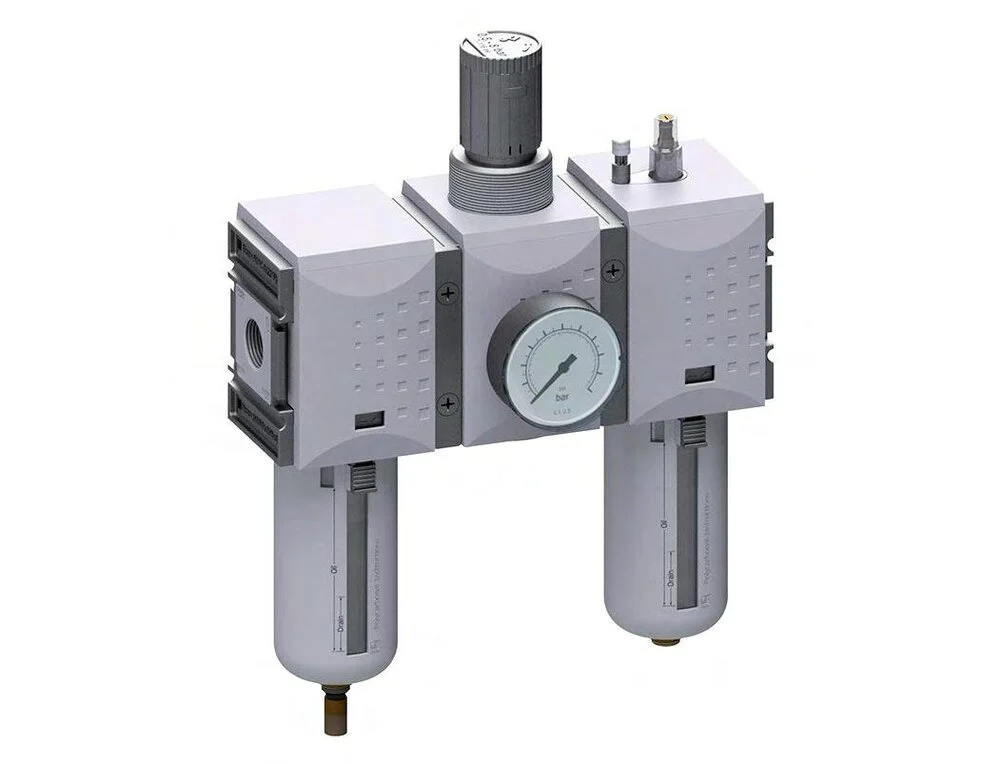 FRL 3-Part G3/4'' 12000 l/min 0.5-16.0bar/7-232psi Auto Polycarbonate Futura 4