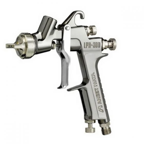 ANEST IWATA 3965 LPH300-LV Series HVLP Gravity Feed Spray Gun, 2 mm Nozzle