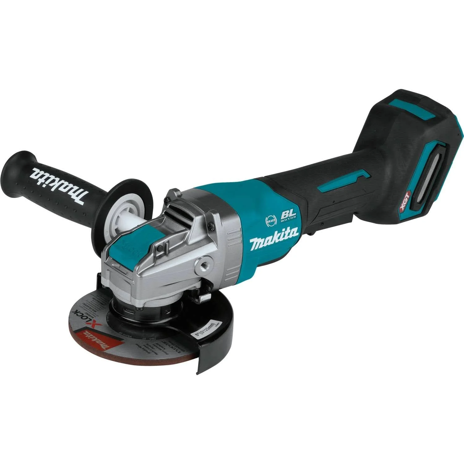 Makita PROMO 40V MAX XGT Brushless Cordless 5" X-LOCK Paddle Switch Angle Grinder, Electric Brake, Tool Only